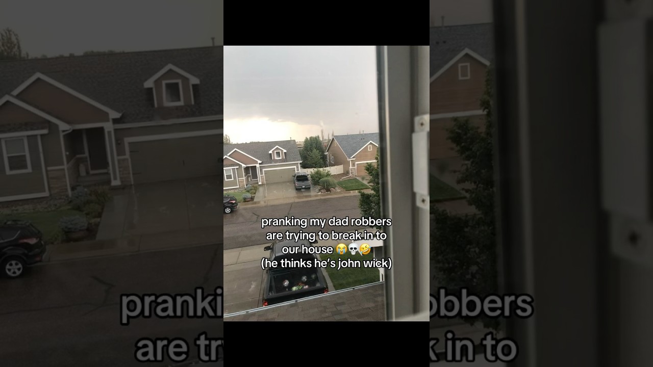 robbery prank on dad 