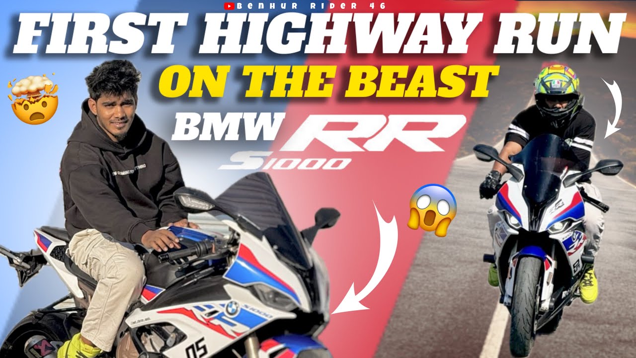BMW S1000RR | First Highway Run on the Beast 🐺| Benhur rider 