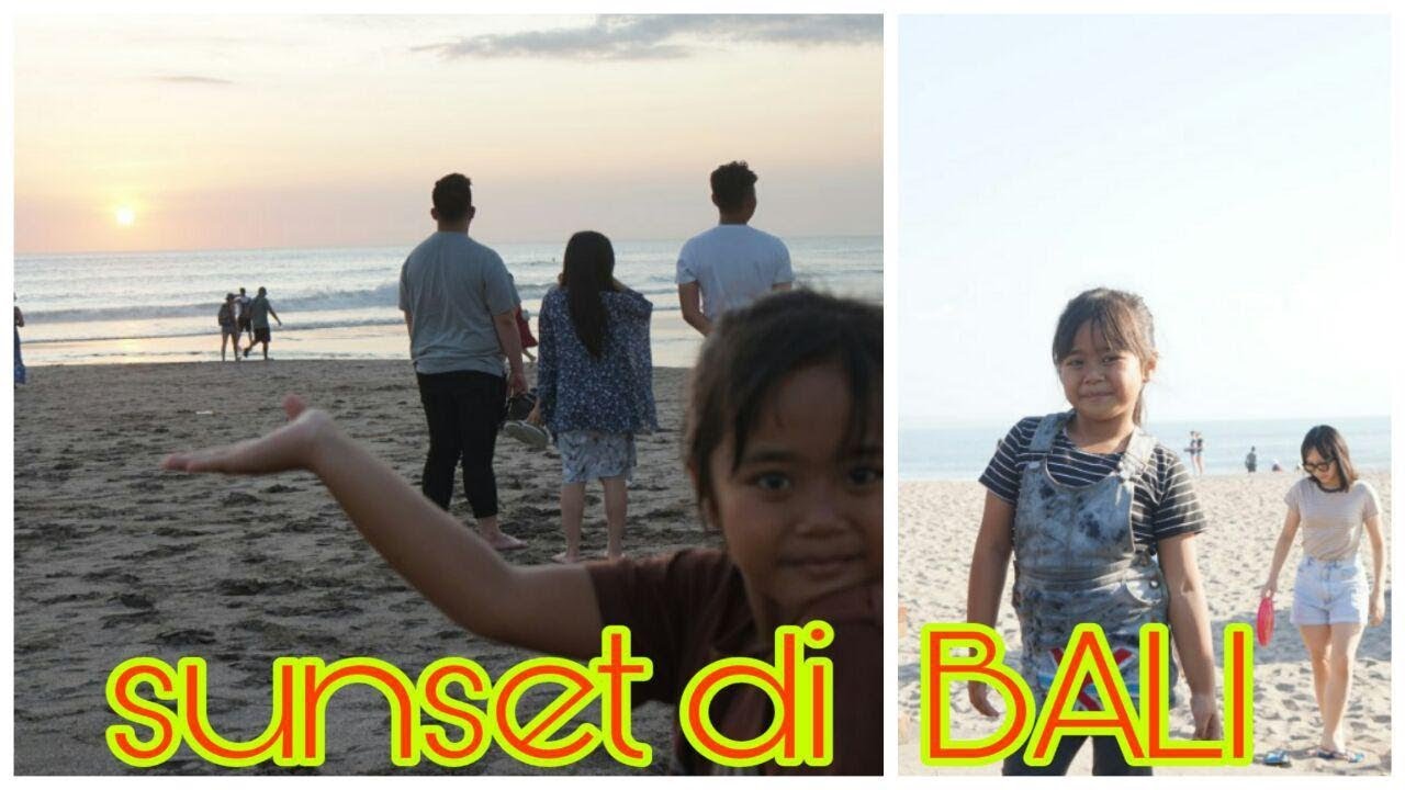 indahnya pantai di petitenget denpasar bali / sunset peti tenget bali