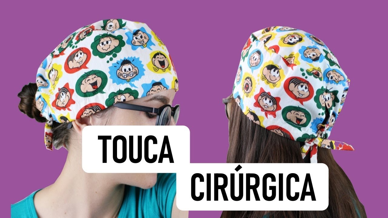 Como fazer touca cirúrgica | PROJETO DE COSTURA 📐✂