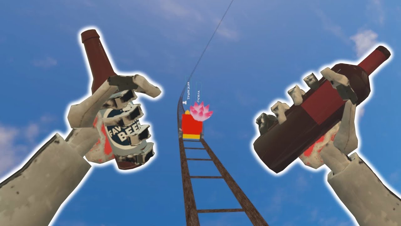 VRChat - Drunk Rollercoaster in Virtual Reality!