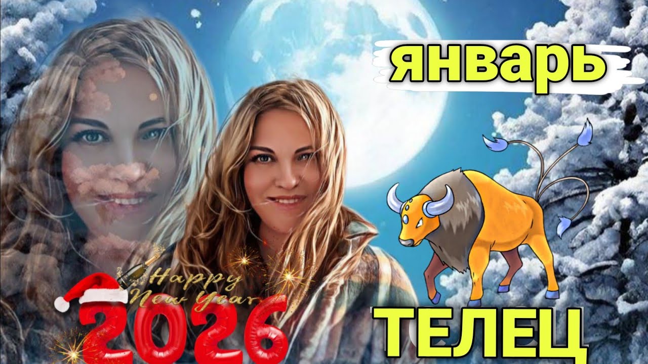 ТЕЛЕЦ ♉️ Январь 2026. Спокойный старт, БОЛЬШИЕ перемены.