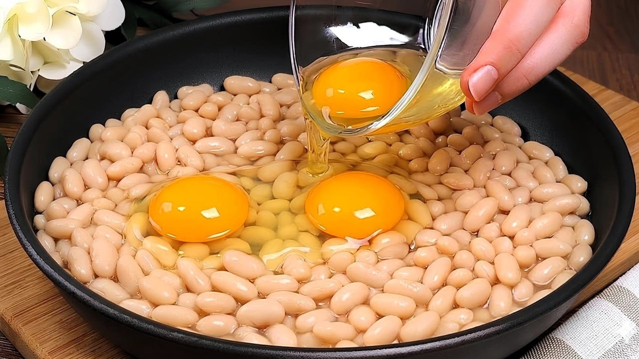 Фасоль с яйцами лучше мяса! Я готовлю его почти каждый день!
