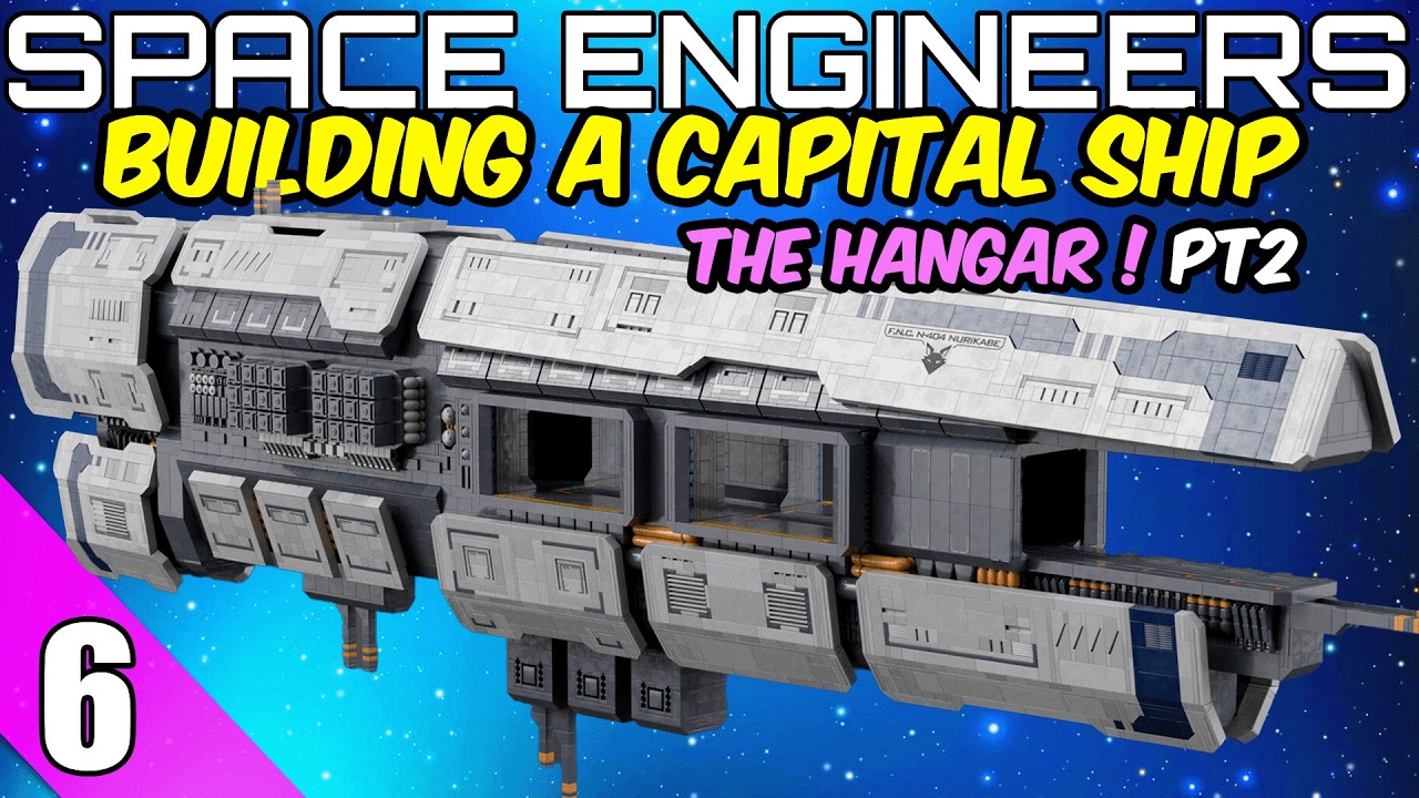 How to DESIGN a Large Capital Ship in Space Engineers – EP6