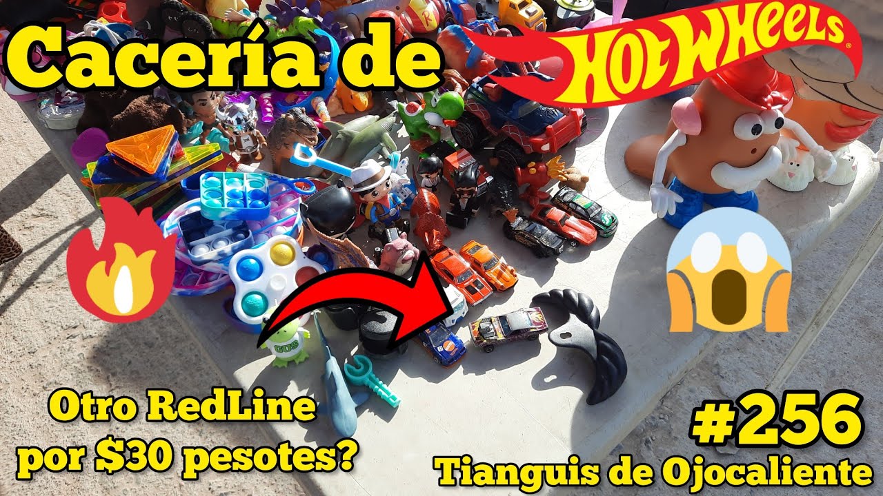 Cacería de #hotwheels en el Tianguis de Ojocaliente,  salió otro RedLine por tan solo $30 pesotes