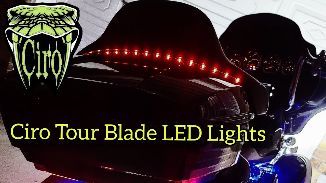 Tour Pack Blade LED Lights From Ciro 3D