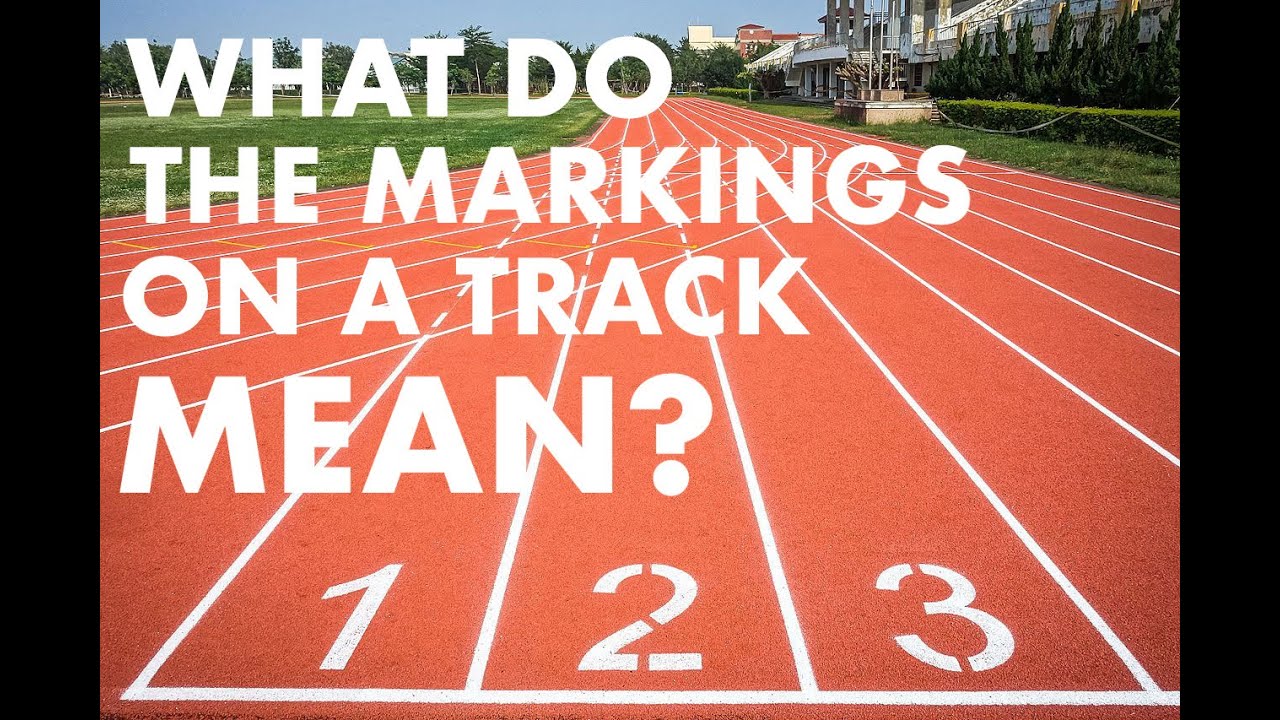 Sprinting for FITNESS : The Track  Markings (what do they mean?)