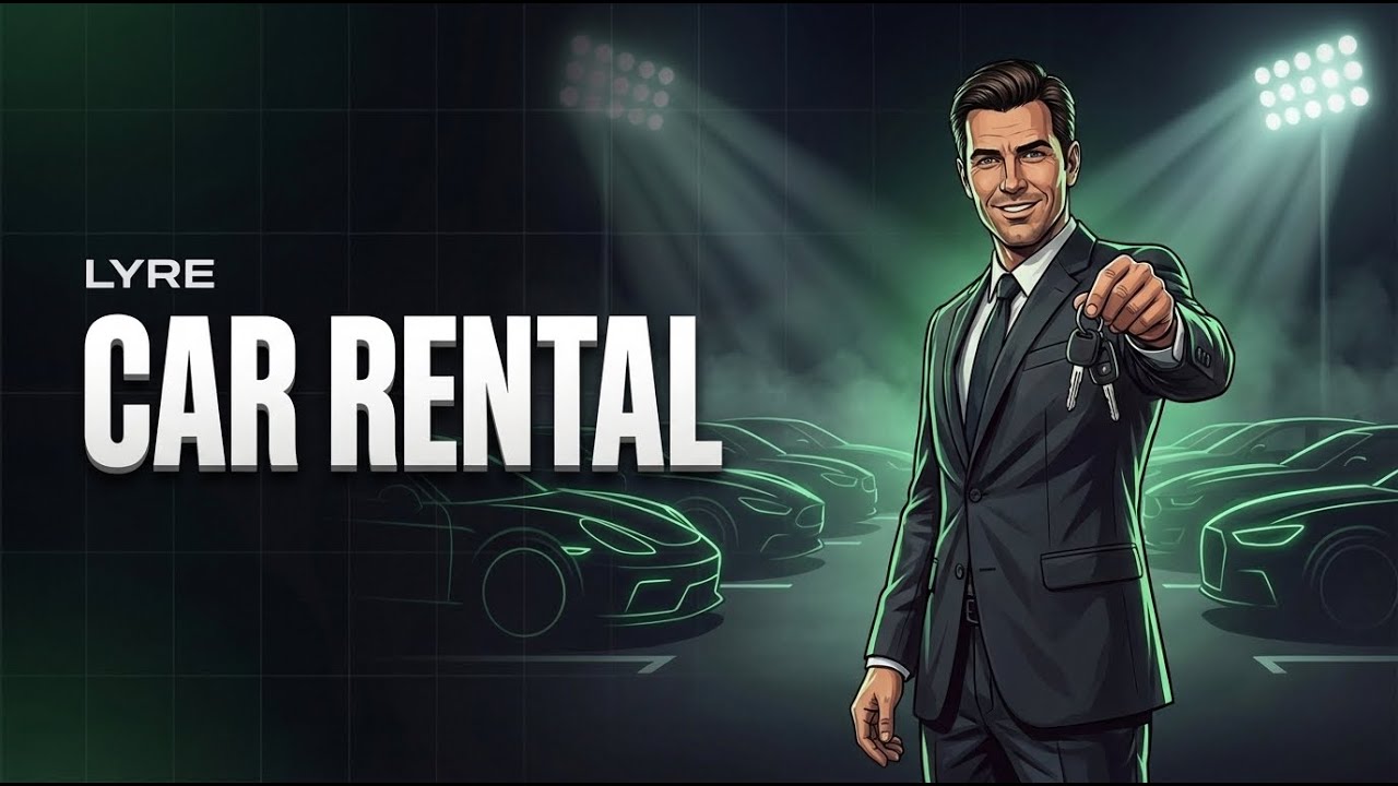 Car Rental : Advanced Vehicle Rental Script (Cars/Motorcycles/Boats/Planes) - Lyre Scripts Gameplay