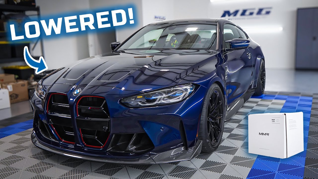 Giving My G82 M4 The PERFECT Ride Height with MMX Lowering Springs!