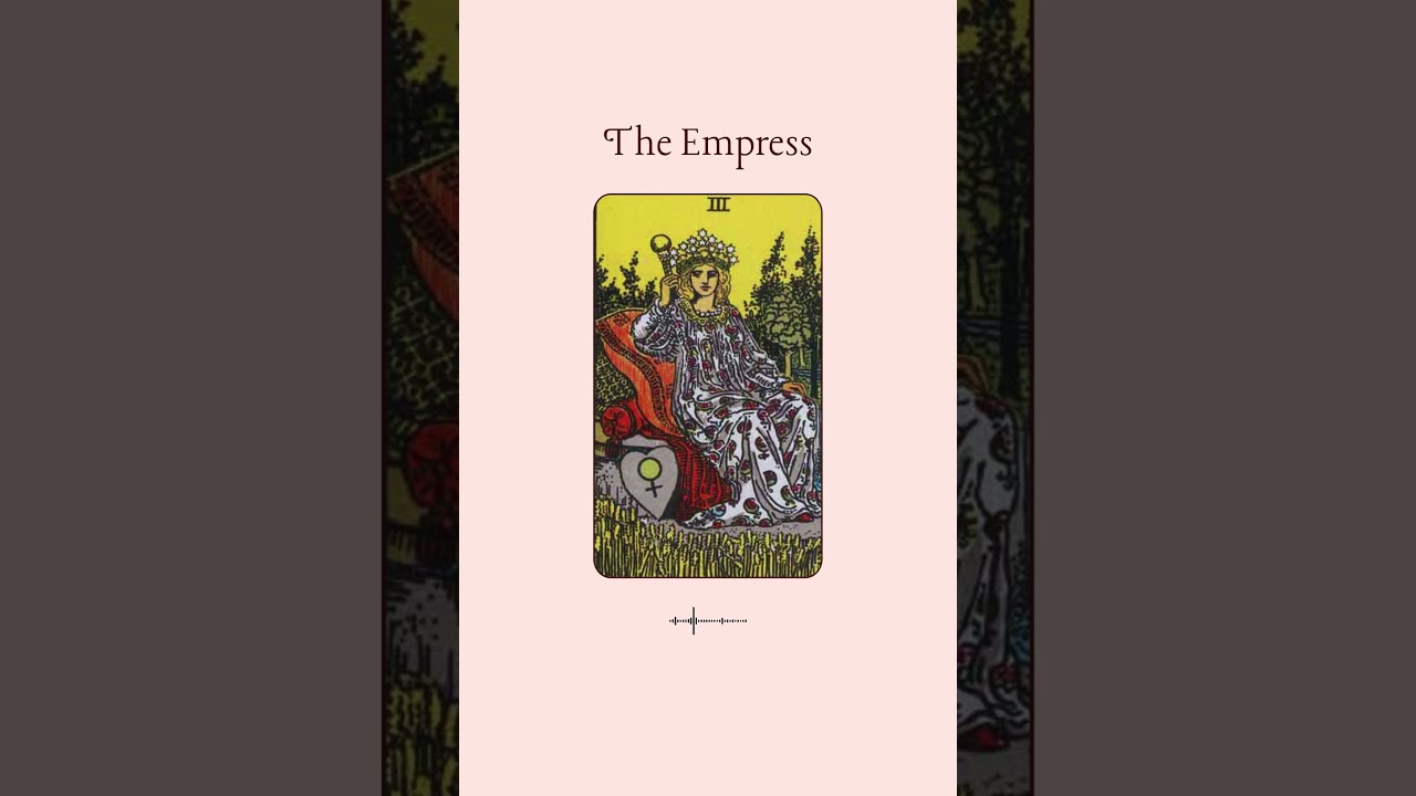 The Empress | Rider-Waite-Smith Tarot Deck | Symbolism  #tarot  #riderwaite #tarotcards
