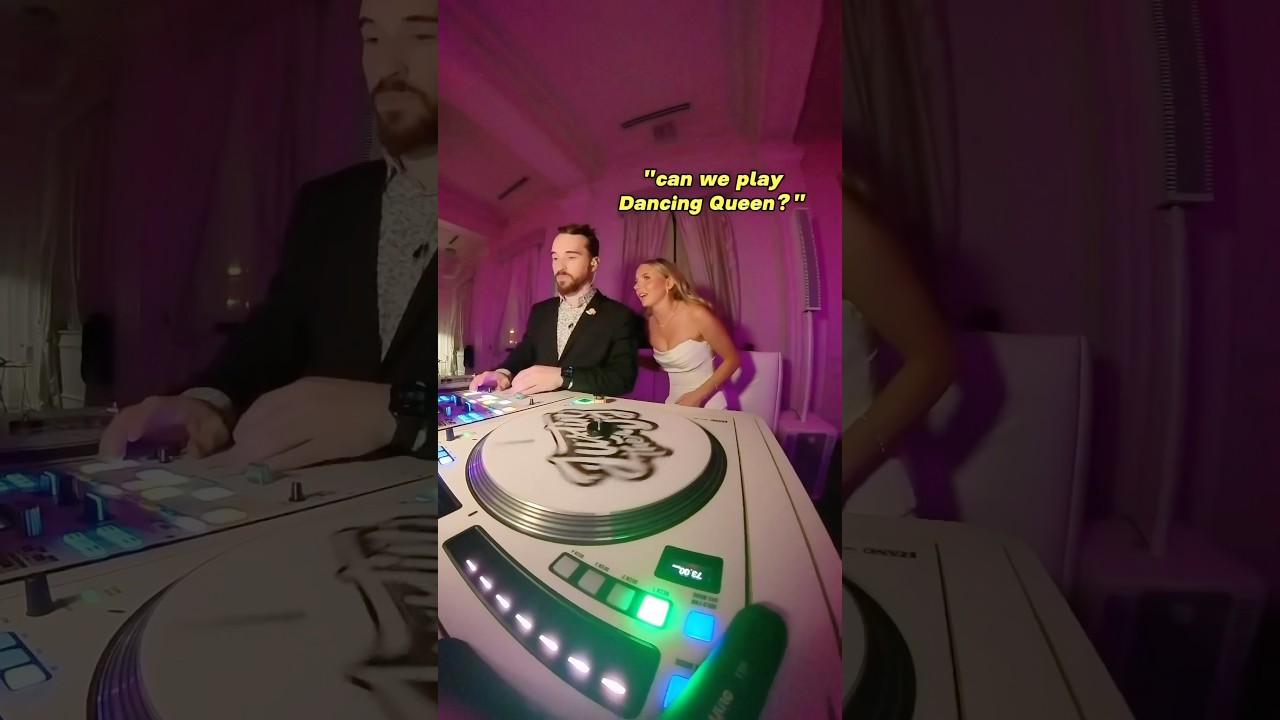 The Bride started running to the DJ Booth&hellip;
