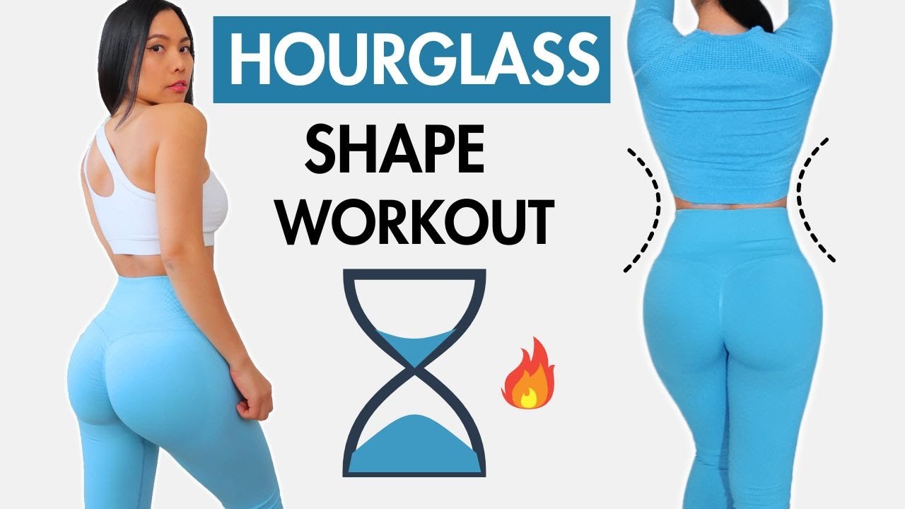 Snatched waist, booty pump, curvy hips, hourglass shape workout at home ⌛ 3x a week in 3 weeks