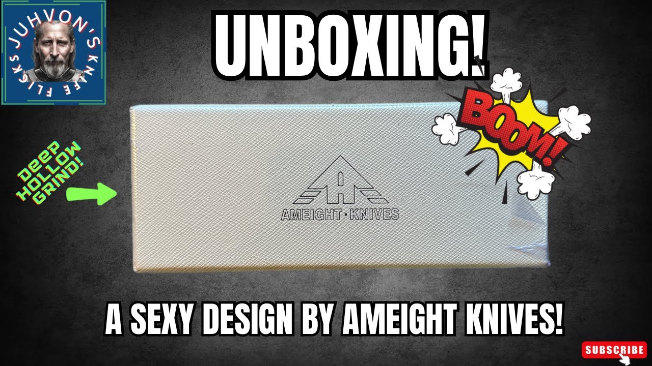 A Sexy Ameight Knives Unboxing! Behold this Sick Hollow Grind!