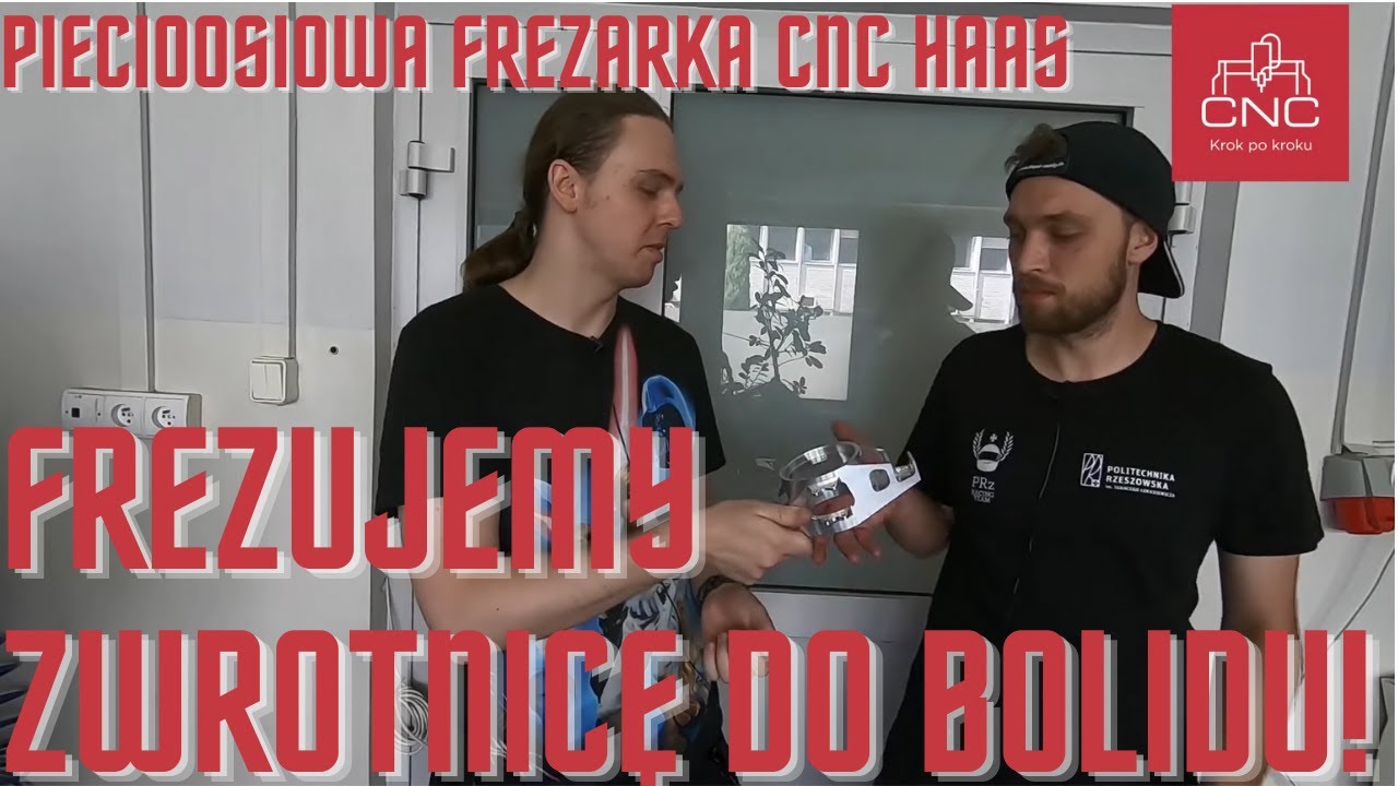 Obróbka zwrotnicy do bolidu formuły na pięcioosiowym HAASie
