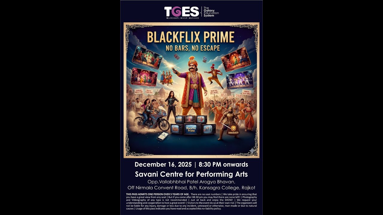 Blackflix Prime | Savani | 16-Dec-2025 | 8:30 PM ‪@tgeslive‬ ‪@TGESStudio‬