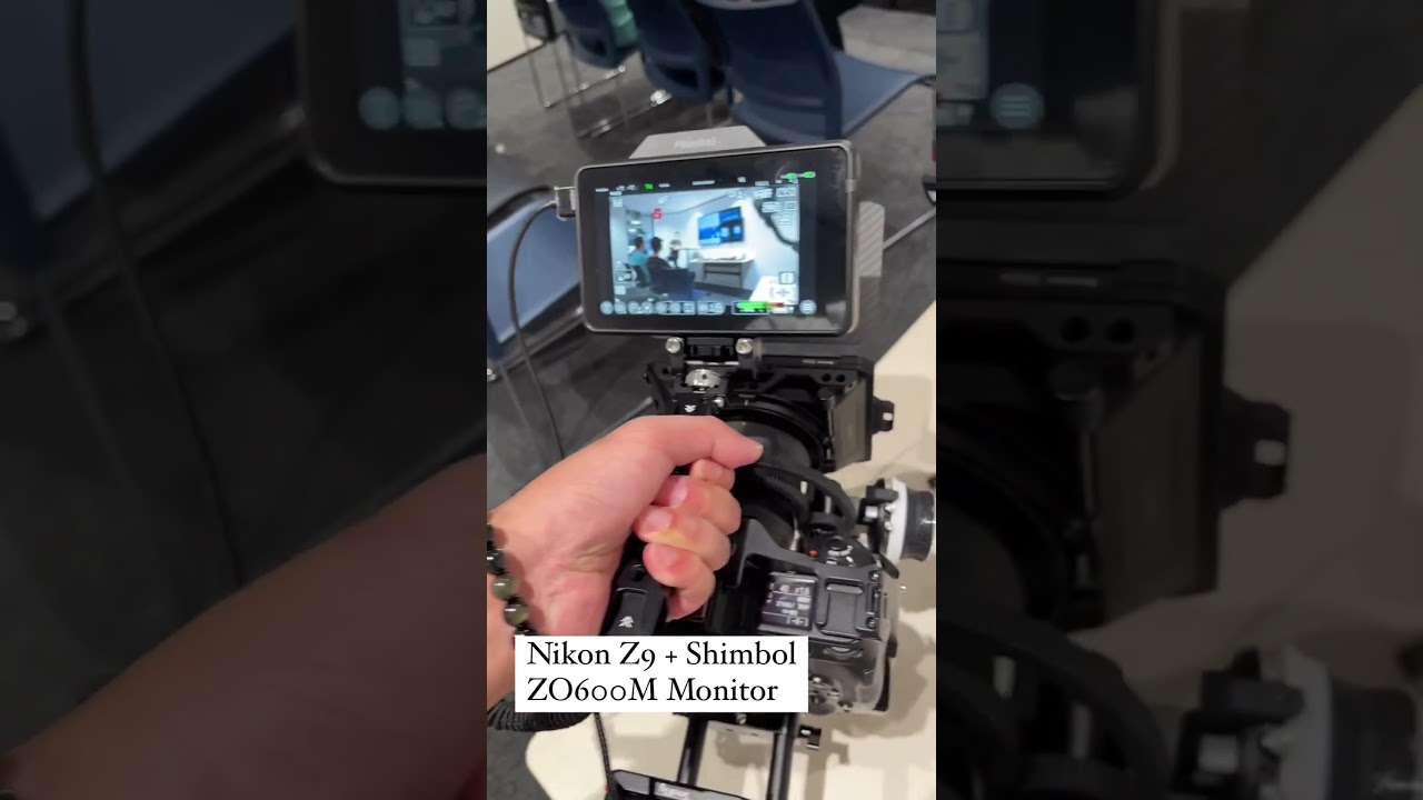 Nikon Z9 with Shimbol ZO600M wireless monitor 