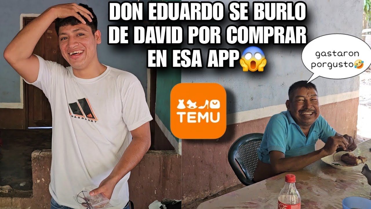 DON Eduardo Se Burlo En La Car4 De David Al Ver Que Lo Estafaron En TEMU🤣No Podía Creer Esta Estafa😱