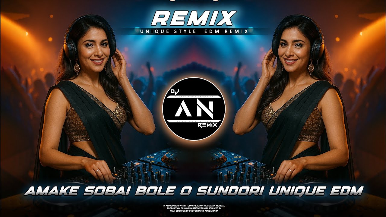 AMAKE SOBAI BOLE O SUNDORI REMIX | UNIQUE STYLE EDM MIX | PURULIA DJ SONG | DJ AYAN REMIX 2025 NEW