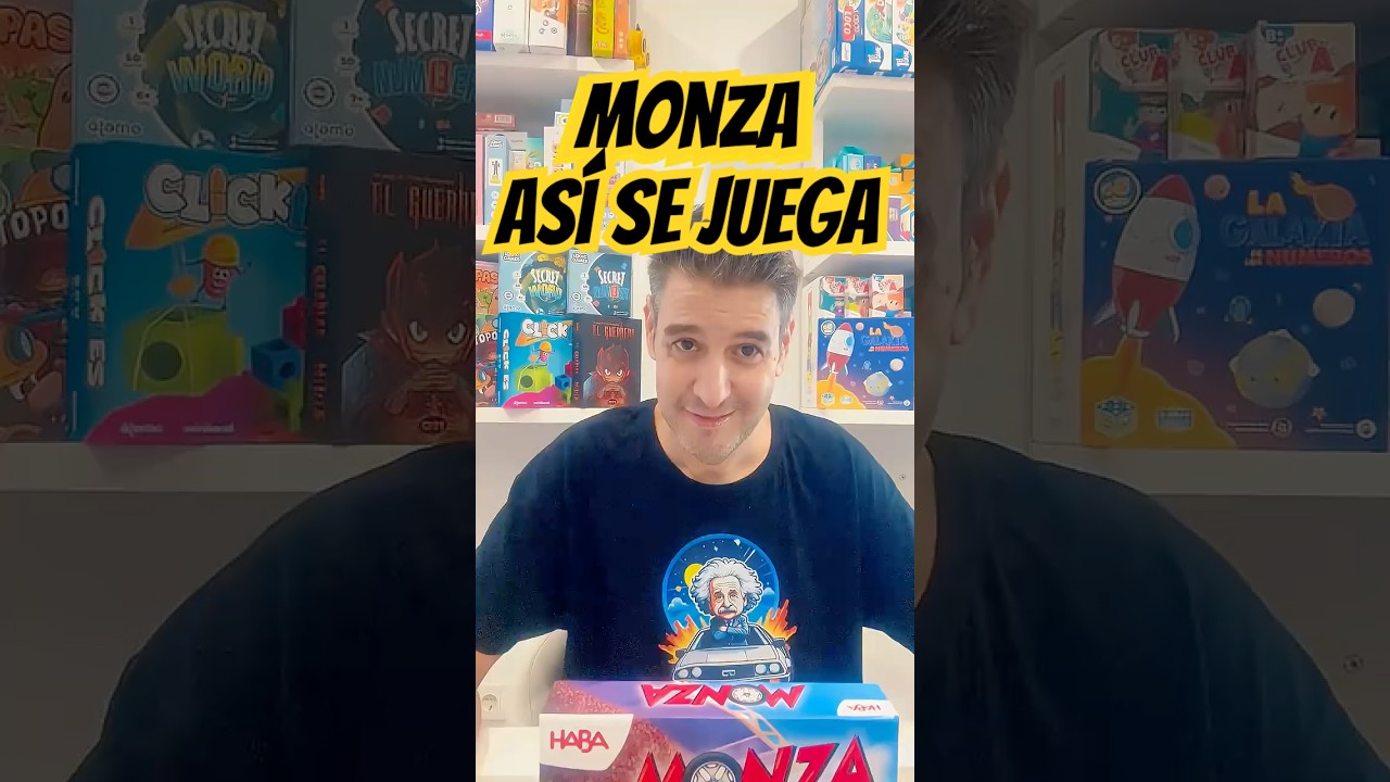 Monza. Juego de carreras y programaci&oacute;n de acciones #aprendizaje #juegosdemesa
