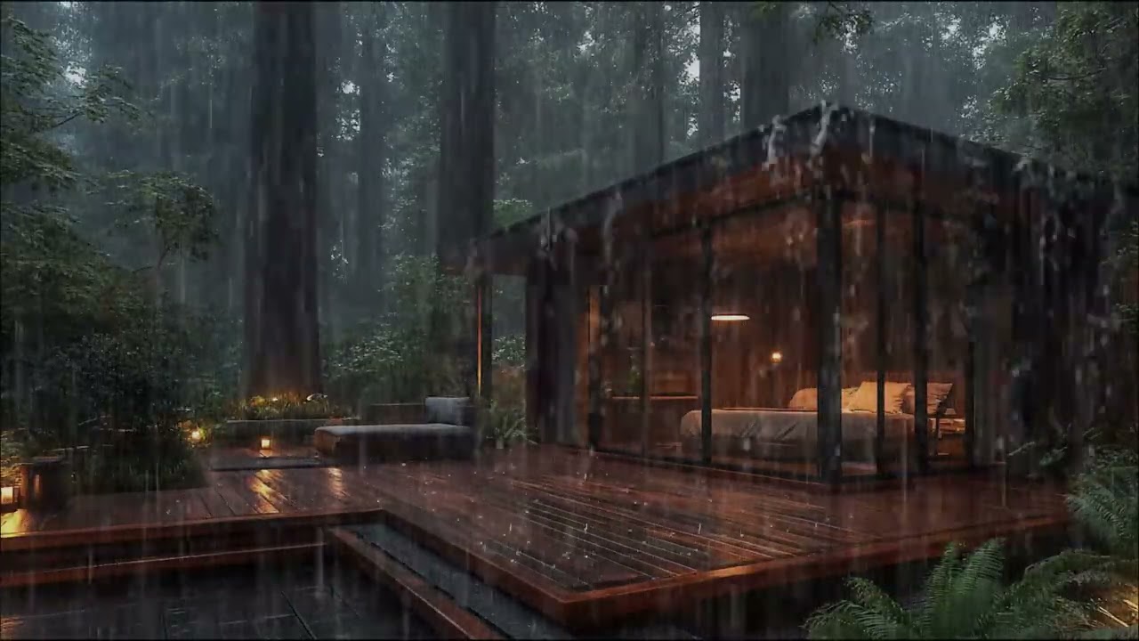 Immersive Forest Rain Sounds 🌿 Perfect Ambience for Sleep Study and Peaceful Relaxation