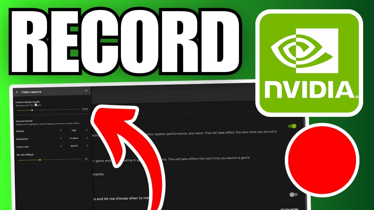 Как использовать NVIDIA Instant Replay для записи последних 30 секунд
