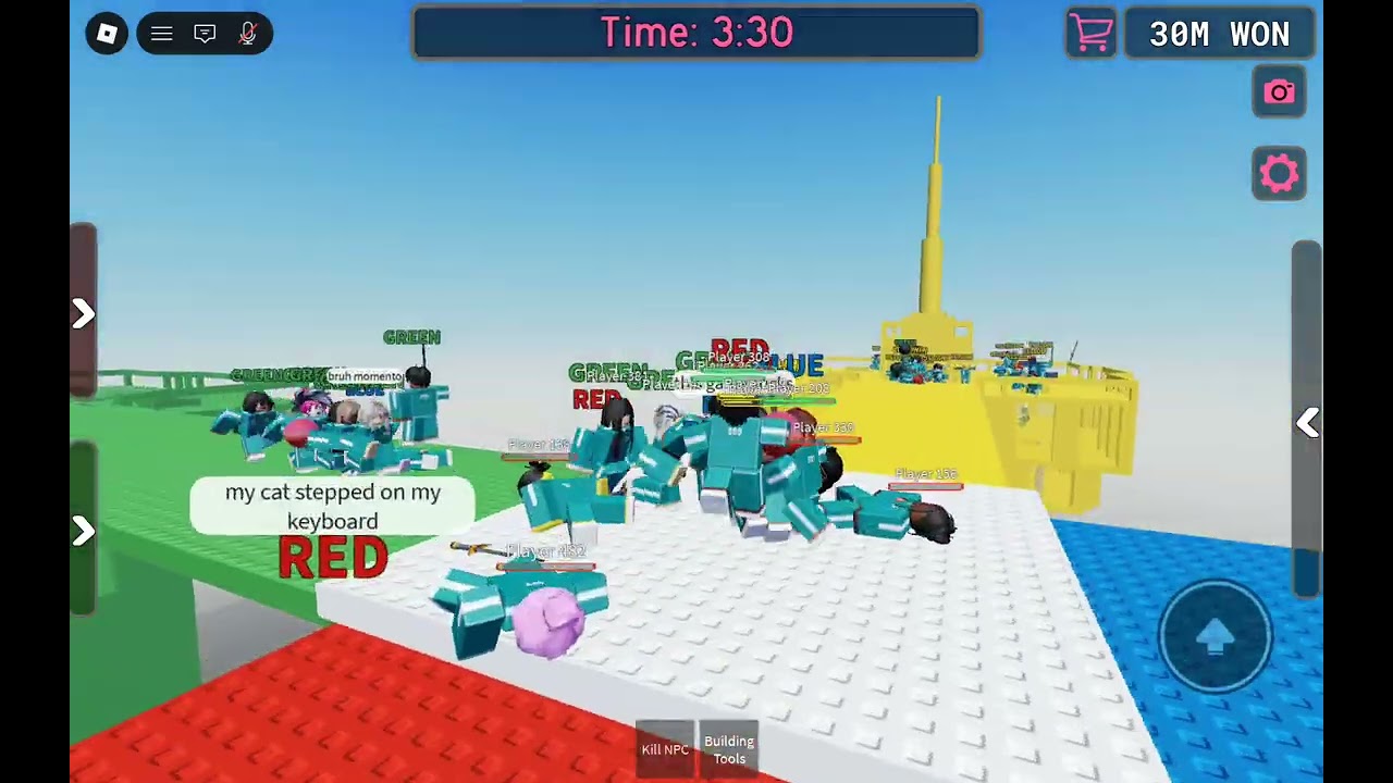 Playing npc squid game 