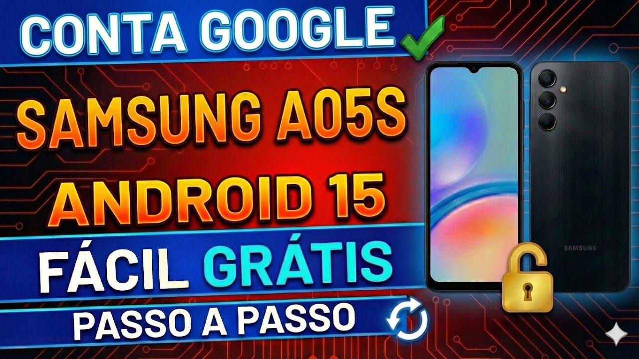 Como remover conta Google Samsung A05s (A057M) binário 9