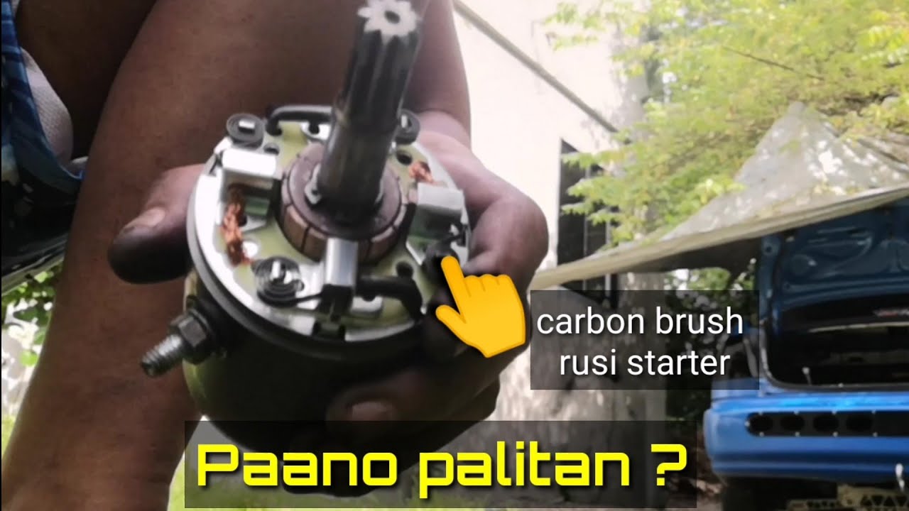 step by step paano mag palit ng carbon brush sa starter ng motor. Rusi 175, 125, 150