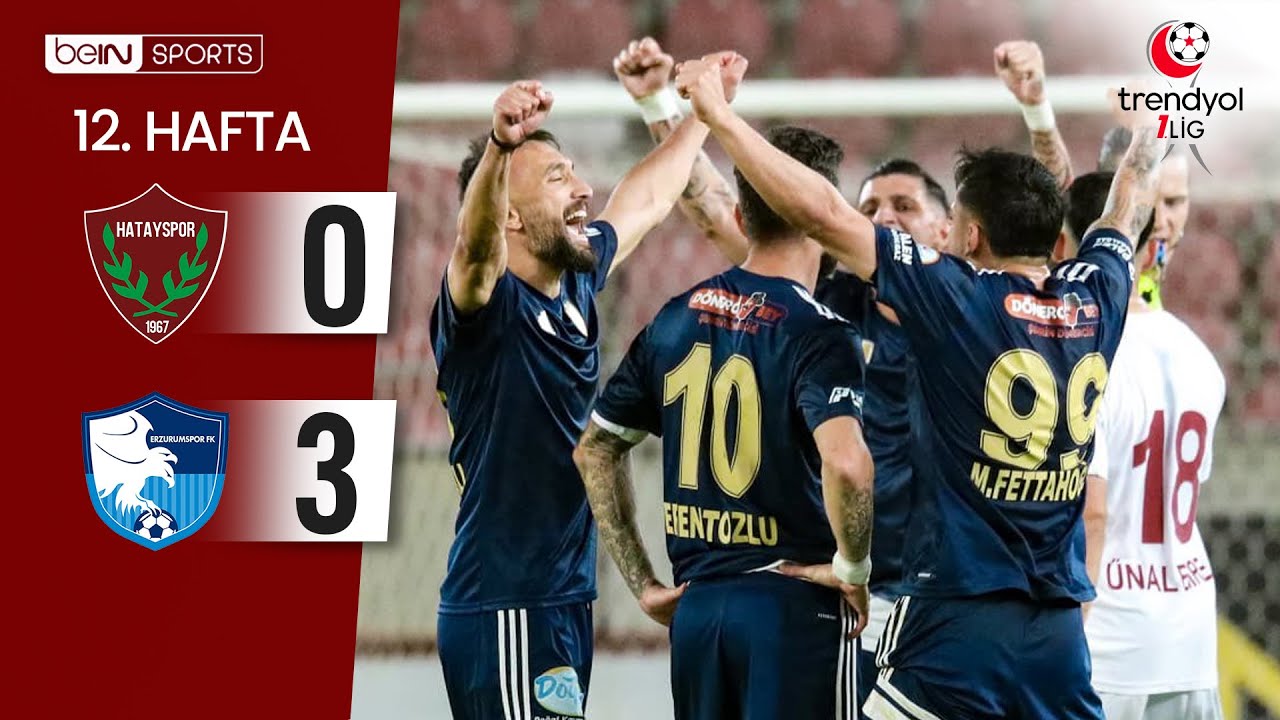 Hatayspor (0-3) Erzurumspor | 12. Hafta Maç ÖZETİ | Trendyol 1. Lig - 2025/26