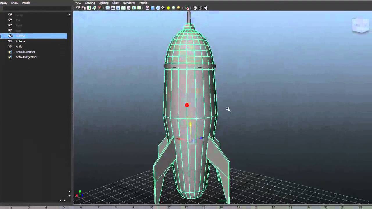 13. Agrupar y Emparentar Objetos en Maya
