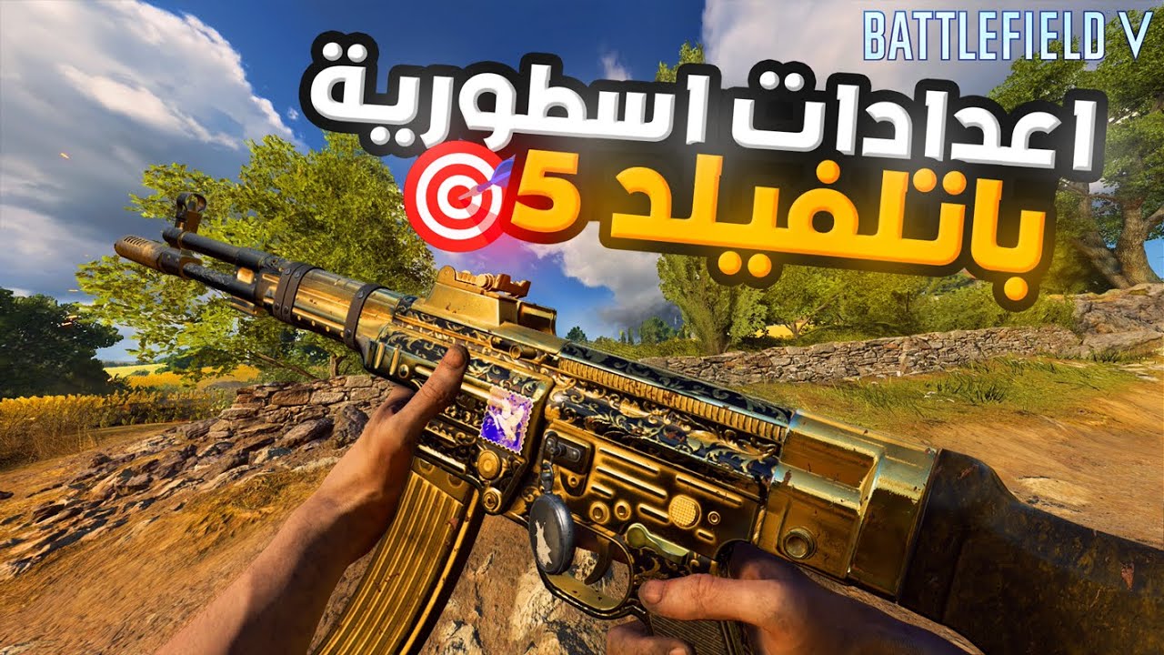 اعدادات باتلفيلد 5 لازم تسويها تعطيك ايم ثابت | ايم مسطررة 2023🔥🔥👌 Battlefield v