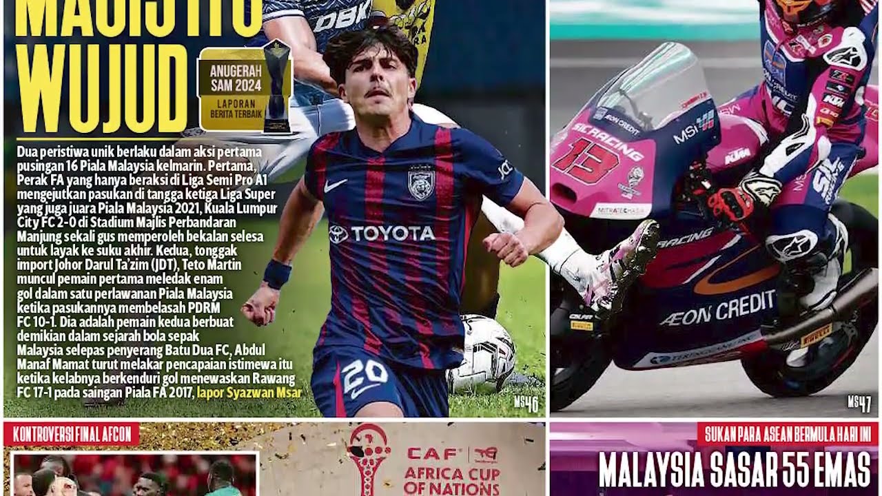 Harian Metro 20 Januari 2026