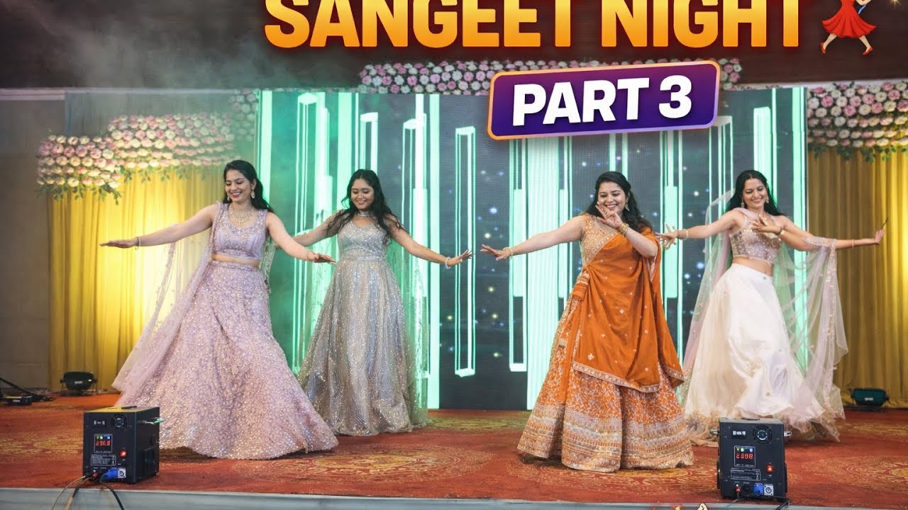 Sangeet vlog ✨❤️🫶🏻- Part 3