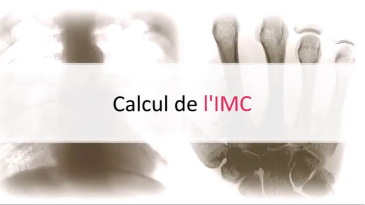 Comment calcul t'on l'IMC ( indice de masse corporelle ) ?