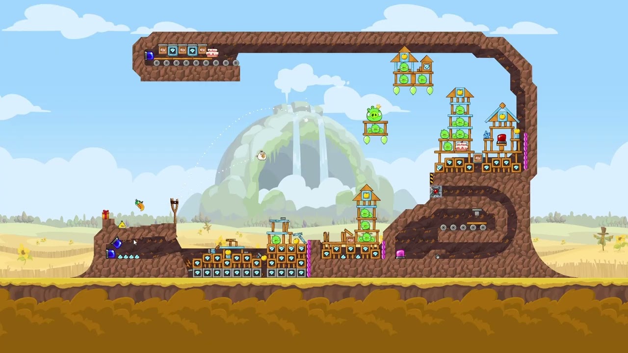 Angry Birds Friends Level 3 Tournament 1827 three stars NO POWER-UP walkthrough 2026-09-23