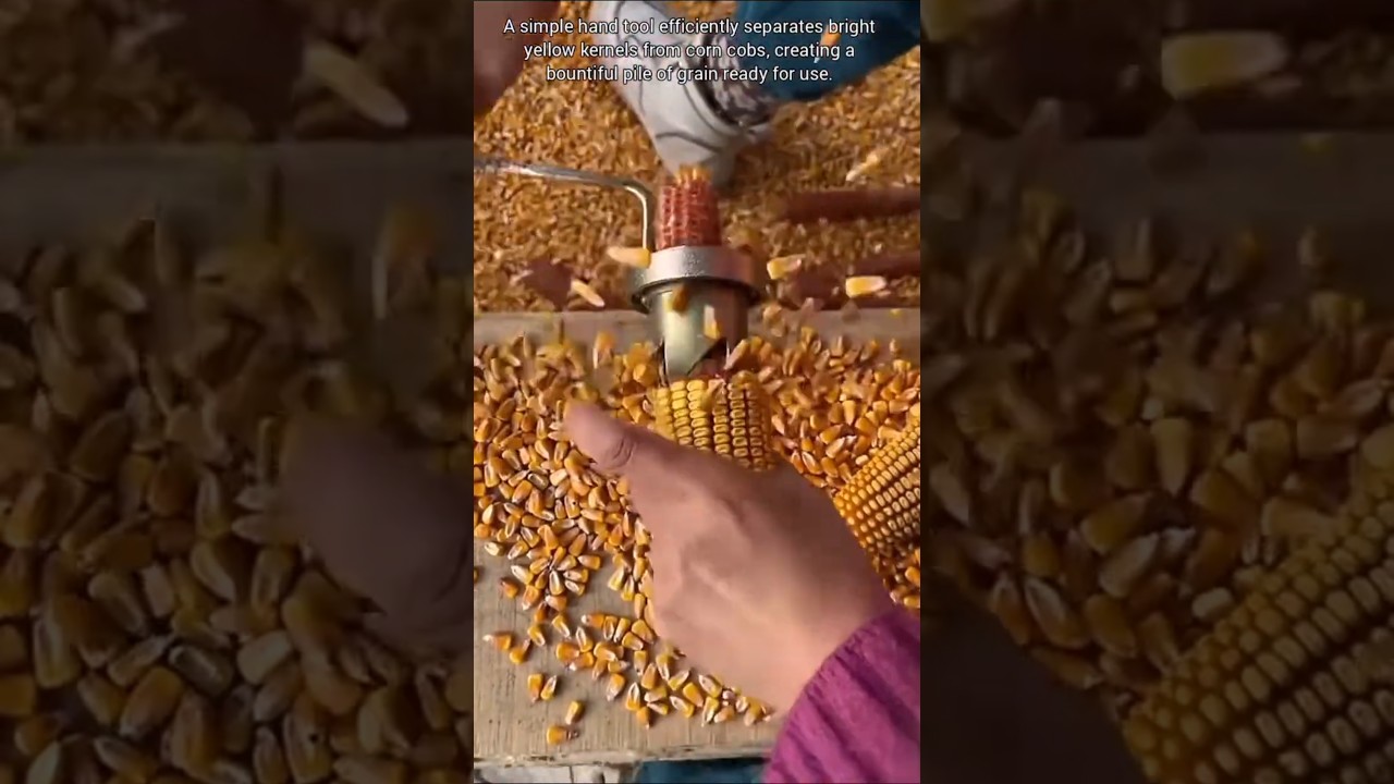 Hand-Cracked Corn: Kernels Separated