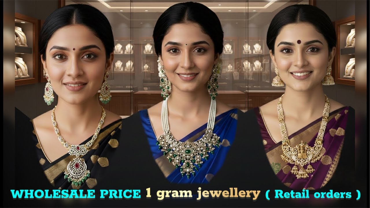 JEWELLERY SALE LIVE @wholesale price by Kesan Novus ( Free shipping all over INDIA ) single pc order