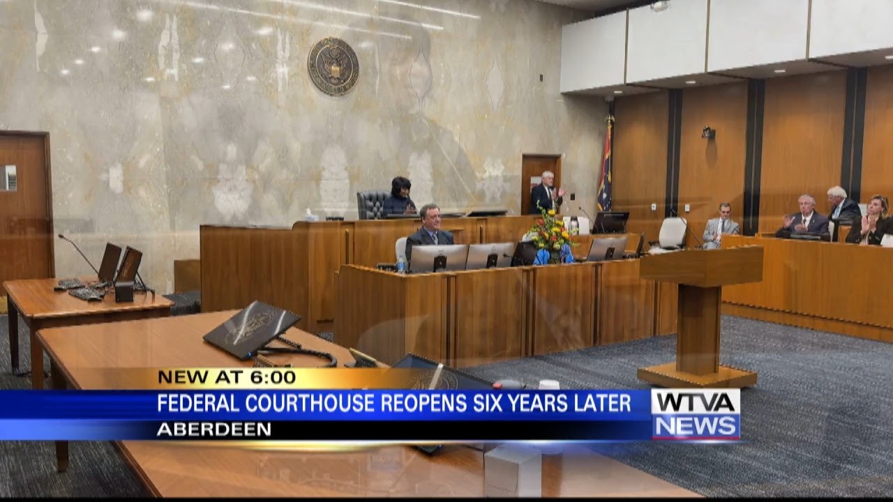 Downtown Aberdeen federal courthouse formally reopens