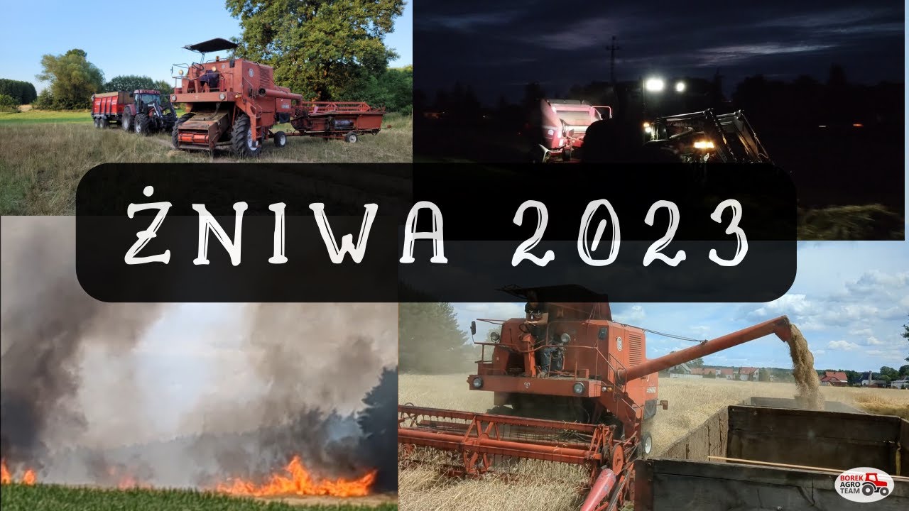 Żniwa 2023 Borekagroteam  Spłoneło na pniu...