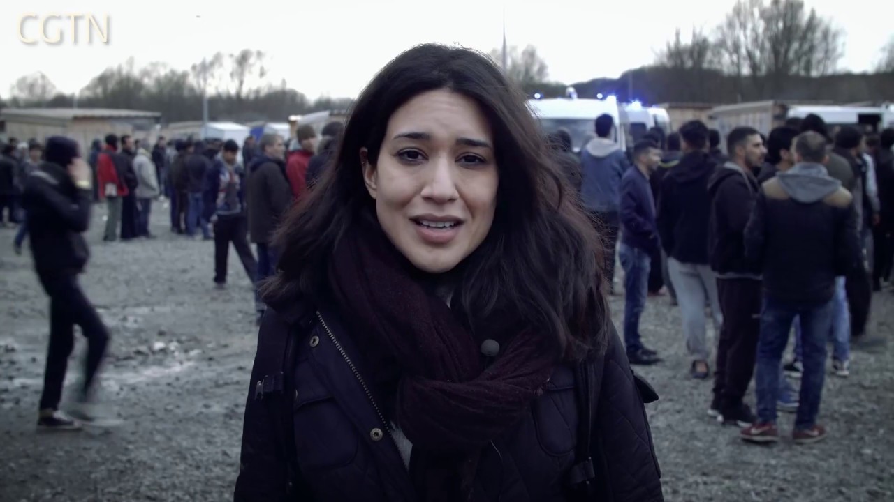 REFUGEE CRISIS ON FRANCE's doorstep: Grande-Synthe camp, France