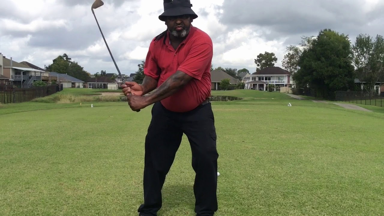 Key pressure points in the set-up and golf swing.