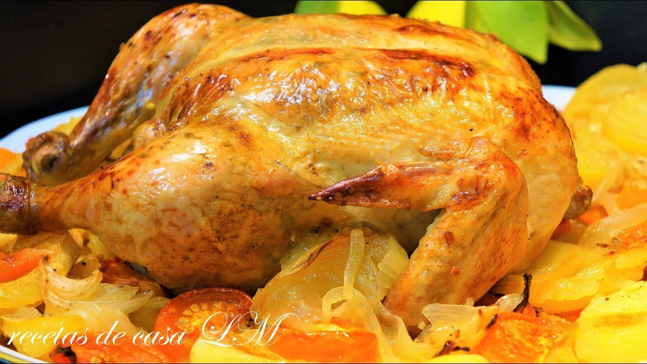 EL POLLO AL HORNO MAS DELICIOSO DEL MUNDO ENTERO