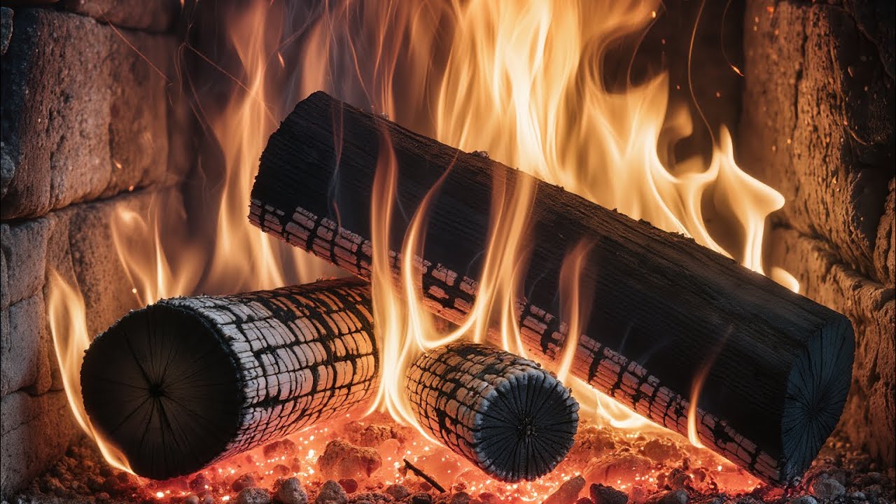 Fireplace Ambience 🔥 Real Crackling Fire Sounds | Ultra HD | Relax, Sleep, Study