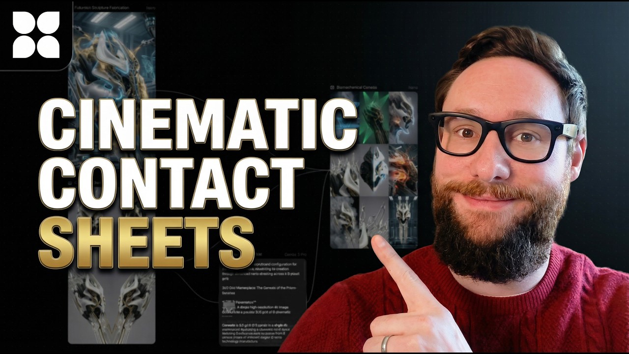 From Basic AI Images to Clean Contact Cinematic Sheets