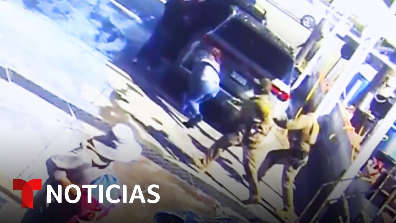 Agentes de ICE irrumpen en un negocio de lavado de autos en California | Noticias Telemundo