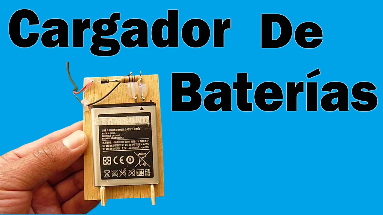 Cómo Hacer Un Cargador De Baterías (Muy fácil de hacer)