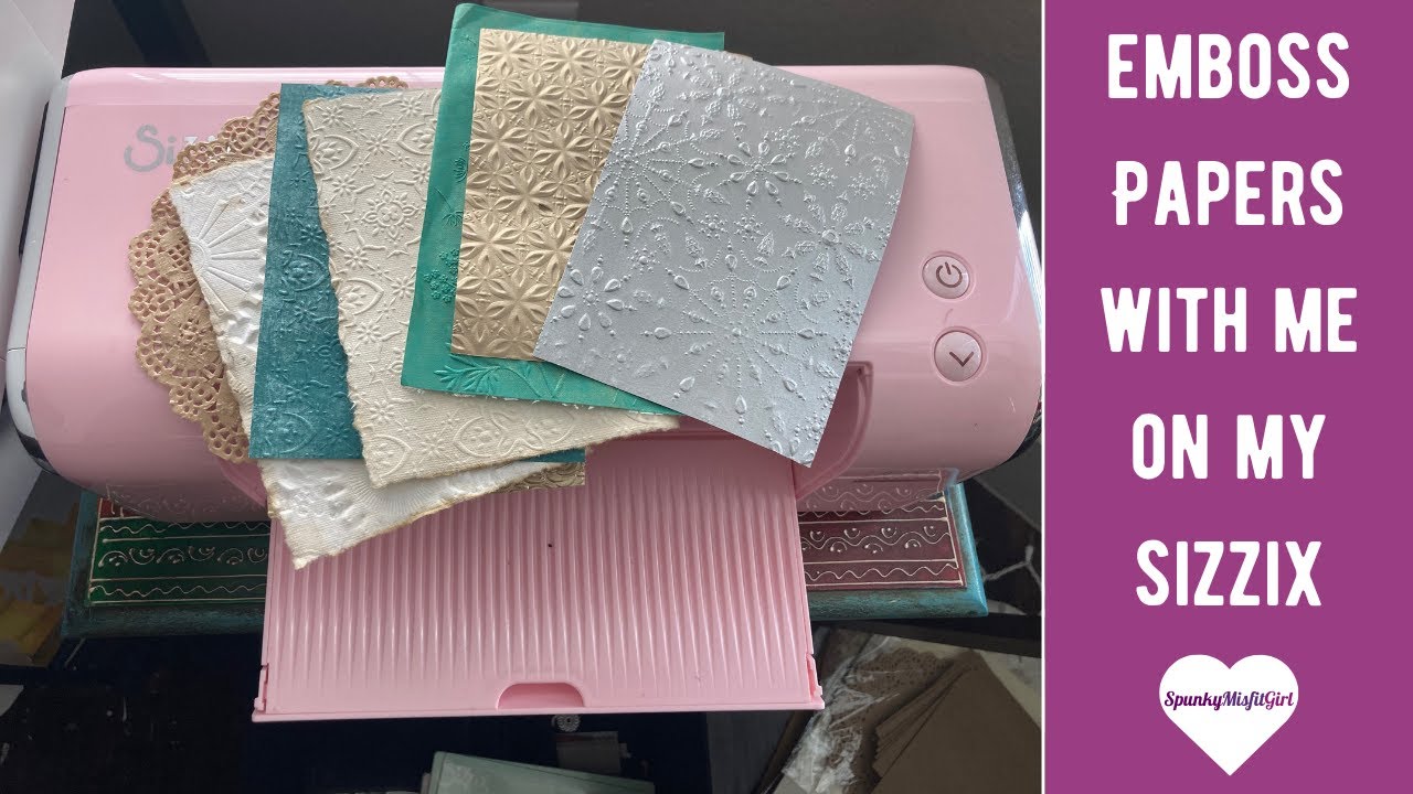 Как тиснить бумагу и вырезать фигурки с помощью Sizzix Big Shot Switch — Spunky Misfit Girl