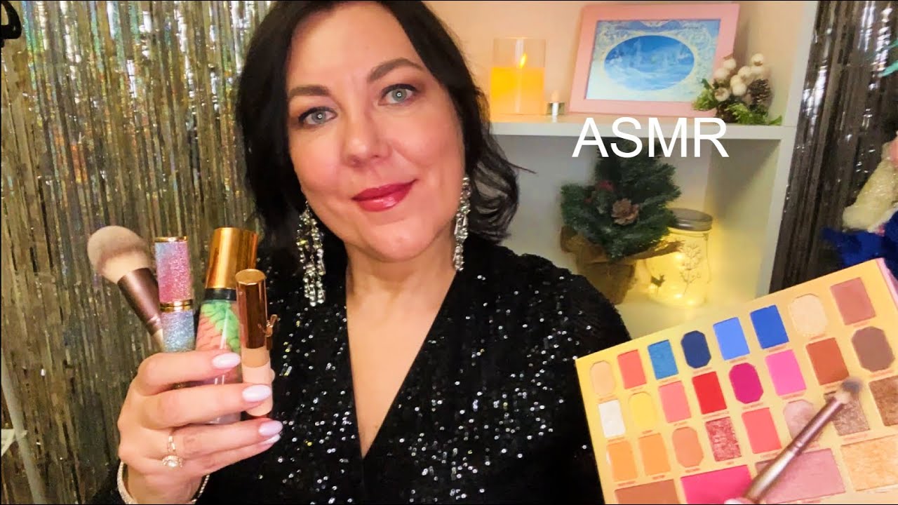 ASMR💄ВЕЧЕРНИЙ МАКИЯЖ🎨Ролевая игра(56 мин)Персональное внимание Триггеры Таппинг/ASMR MAKEUP ROLEPLAY