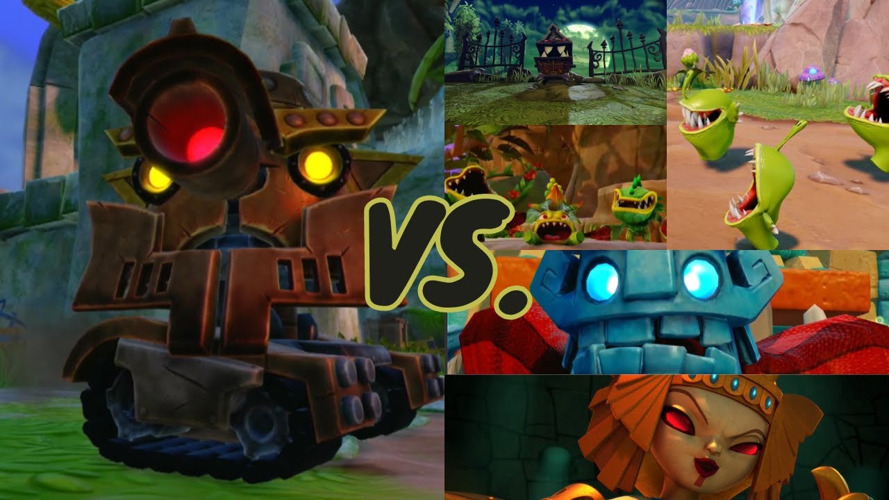 Trolling Thunder VS. All Earth Vilans + Chompy | Skylanders Trap Team (request)