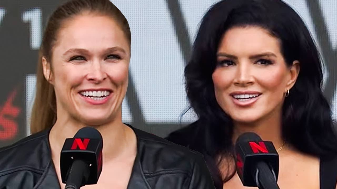 Ronda Rousey vs Gina Carano &bull; FULL KICKOFF PRESS CONFERENCE & FACE OFF